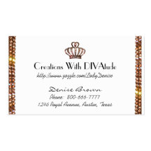 Tiara and Gems Business Cards