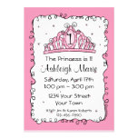 Tiara Princess 1st Birthday Custom Invitation