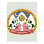 Tibet Coat of Arms detail Postcards