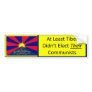 Tibet Didn't Vote For Communists Bumper Stickers