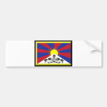 Tibet Flag Bumper Sticker