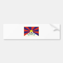 Tibet Flag Bumper Stickers