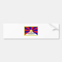 Tibet FLAG International Bumper Stickers