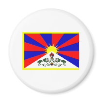 Tibet Flag Refrigerator Magnets