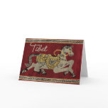 Tibet Horse Happy Card