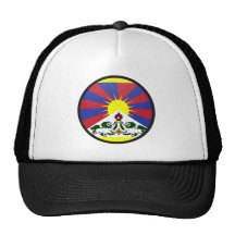 Tibet quality Flag Circle Mesh Hat