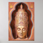 Tibetan Buddhist Goddess Tara Healing Vibes poster