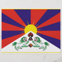 Tibetan Flag T-shirts and Gifts Custom Flyer