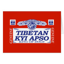 Tibetan Kyi Apso Greeting Cards