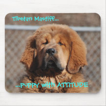 Tibetan Mastiff Attitude Mouse Mat