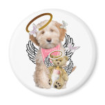 Tibetan Terrier Angel Baby Gifts Refrigerator Magnet