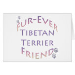 Tibetan Terrier Furever Friend Card