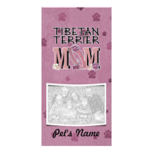 Tibetan Terrier MOM Picture Card