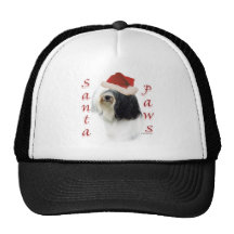 Tibetan Terrier Santa Paws Trucker Hat