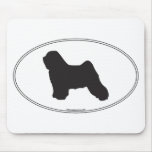 Tibetan Terrier Silhouette Mouse Mats
