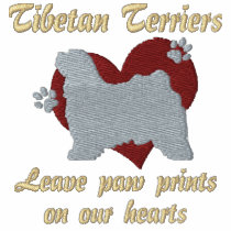 Tibetan Terriers Leave Paw Prints