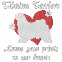 Tibetan Terriers Leave Paw Prints