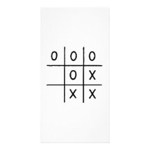 Tic-Tac-Toe Personalized Photo Card