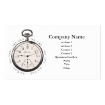 Tick Tock Business Cards