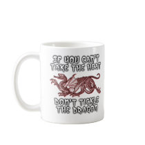 Tickle The Dragon Funny Mug Humour