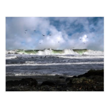 tidal wave postcard