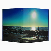 Tide Pool Sunset Vinyl Binders