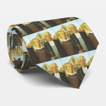 Tie American-Gothic Grant Wood
