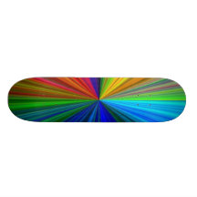 tie dye custom skateboard
