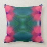 Tie-Dye Design Pink & BLue Throw Pillow