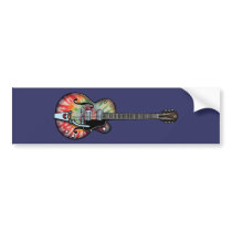 Tie Dye Guitar