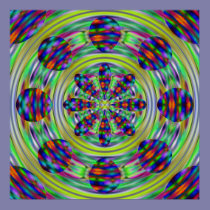 Tie Dye Hippie Kaleidoscaope Swirls posters