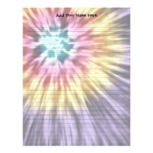 Tie Dye Letterhead