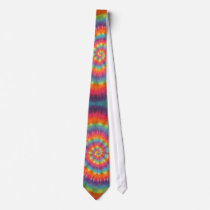 Tie Dye Necktie - Double swirls