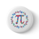 Tie Dye Pi Day Tees and Gifts buttons