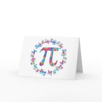 Tie Dye Pi Day Tees and Gifts Cards