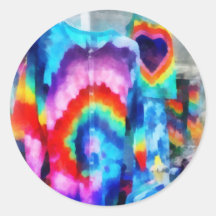 Tie Dye Shirts Stickers