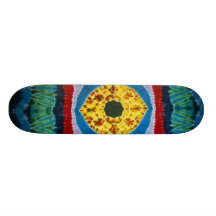 Tie Dye Skateboard - Eye Ball
