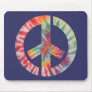 Tie-Dye Stencil Peace Mousepads
