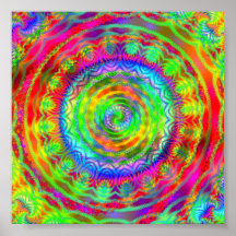 Tie Dye Target Print