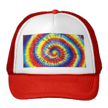 Tie-Dyed Mesh Hat