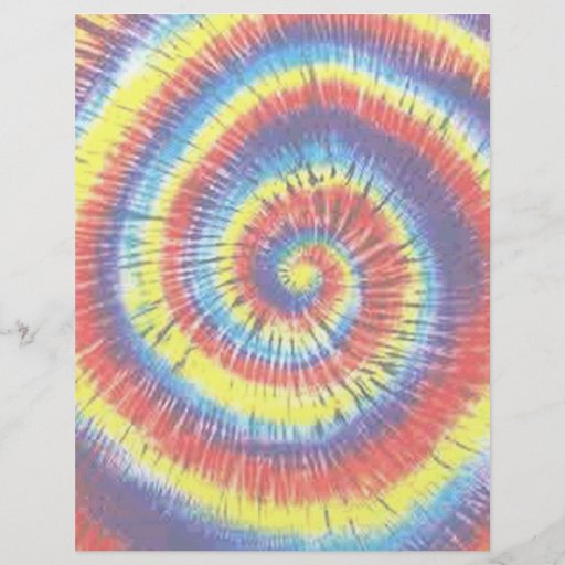 Tie-Dyed Personalized Flyer