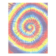 Tie-Dyed Personalized Invitation