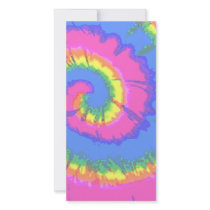 Tie-Dyed Photo Greeting Card