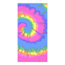 Tie-Dyed Photo Greeting Card