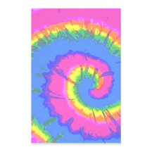 Tie-Dyed Stationery