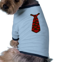 Tie hearts suit tuxedo pet clothing