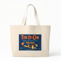 Tie-It-On Pears Vintage Advertisement Bag