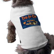 Tie-It-On Pears Vintage Advertisement Dog Clothing