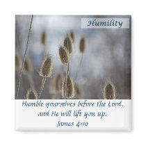 Tiesel - Humility Fridge Magnet