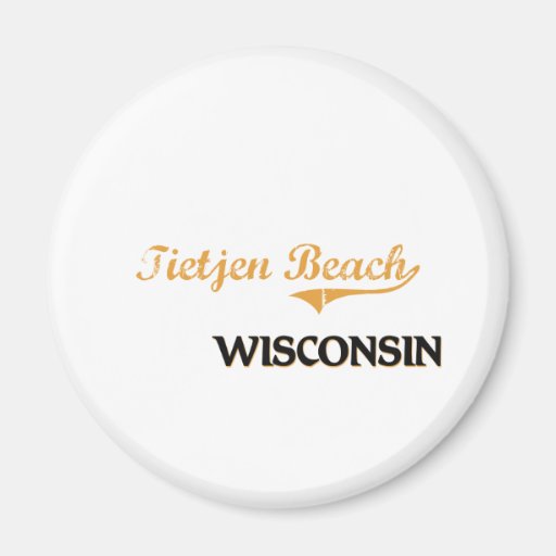 Tietjen Beach Wisconsin Classic Fridge Magnets